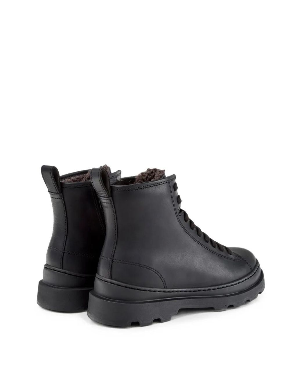 Camper Blue Brutus Lace-Up Boots