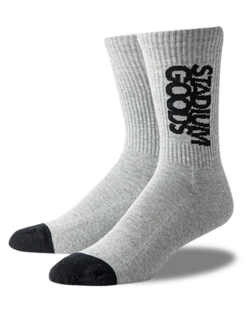 Stadium Goods Gray Logo "Varsity" Crew Socks for men