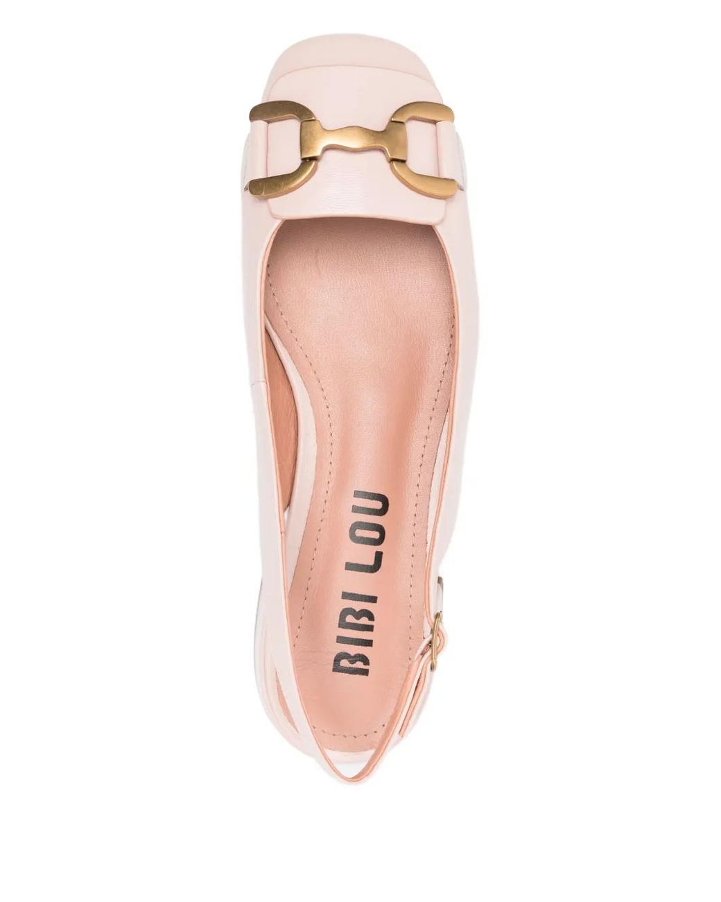 Bibi Lou Pink 25Mm Vela Leather Pumps