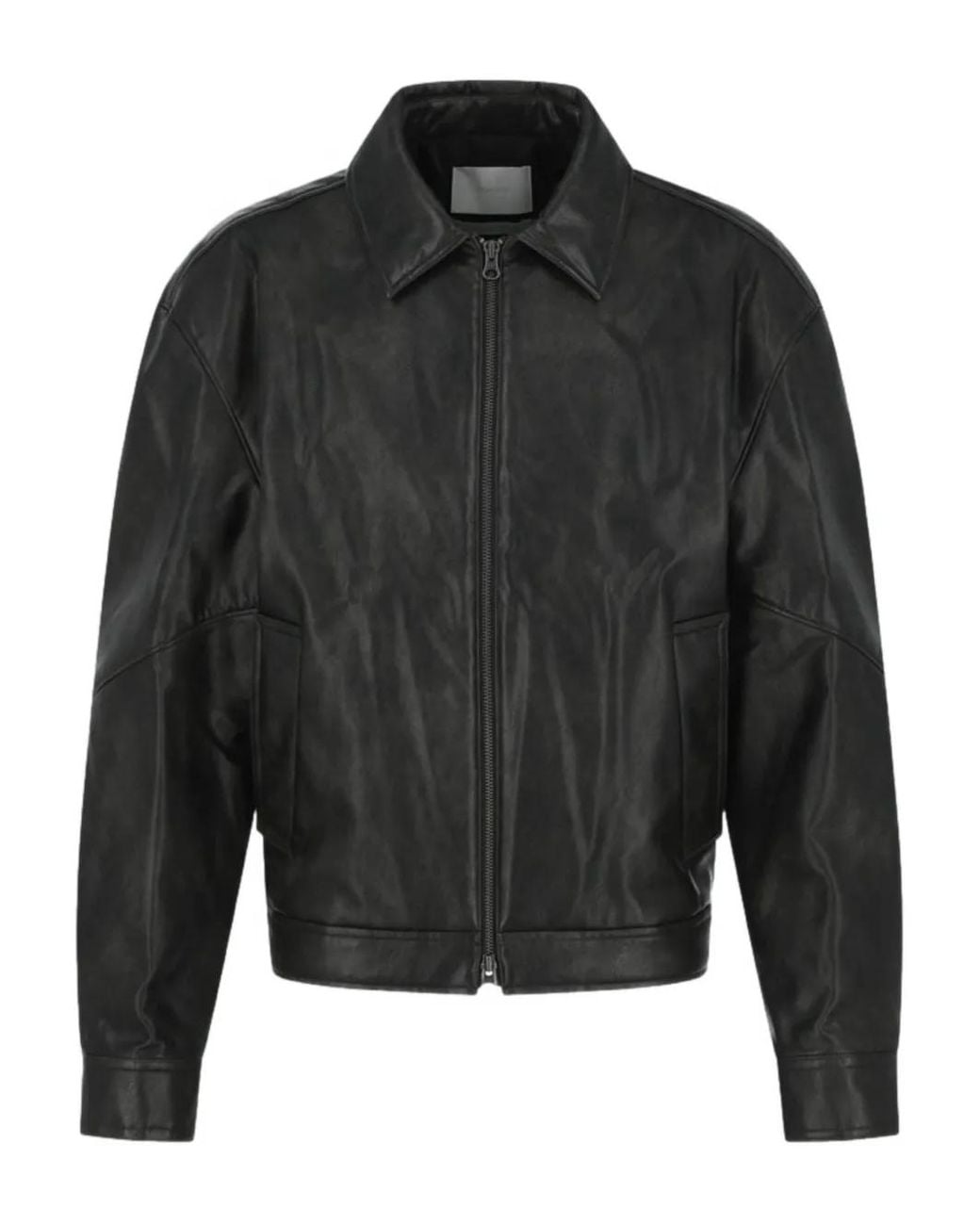 Amomento Gray Zip-Up Bomber Jacket for men