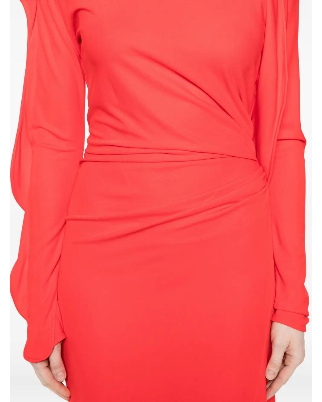Victoria Beckham Red Long Dress