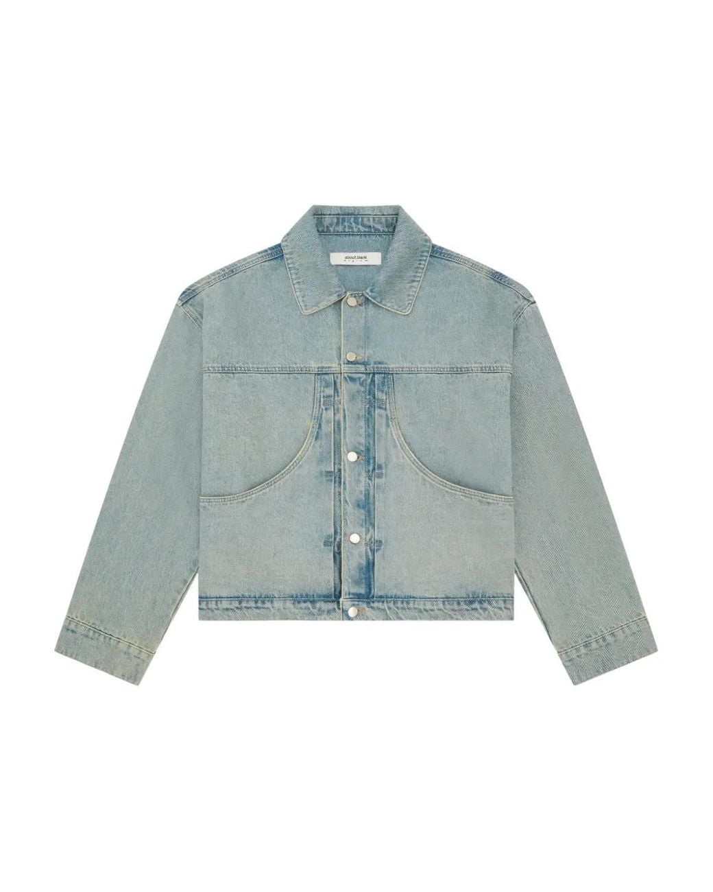 About Blank Blue Chest-Pocket Jacket for men