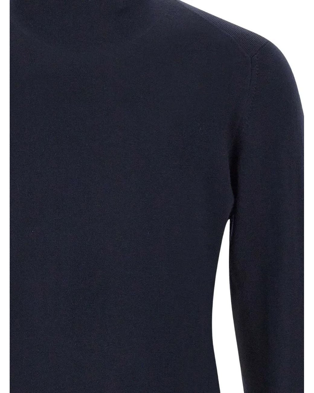 Gran Sasso Blue Crew-Neck Sweater for men