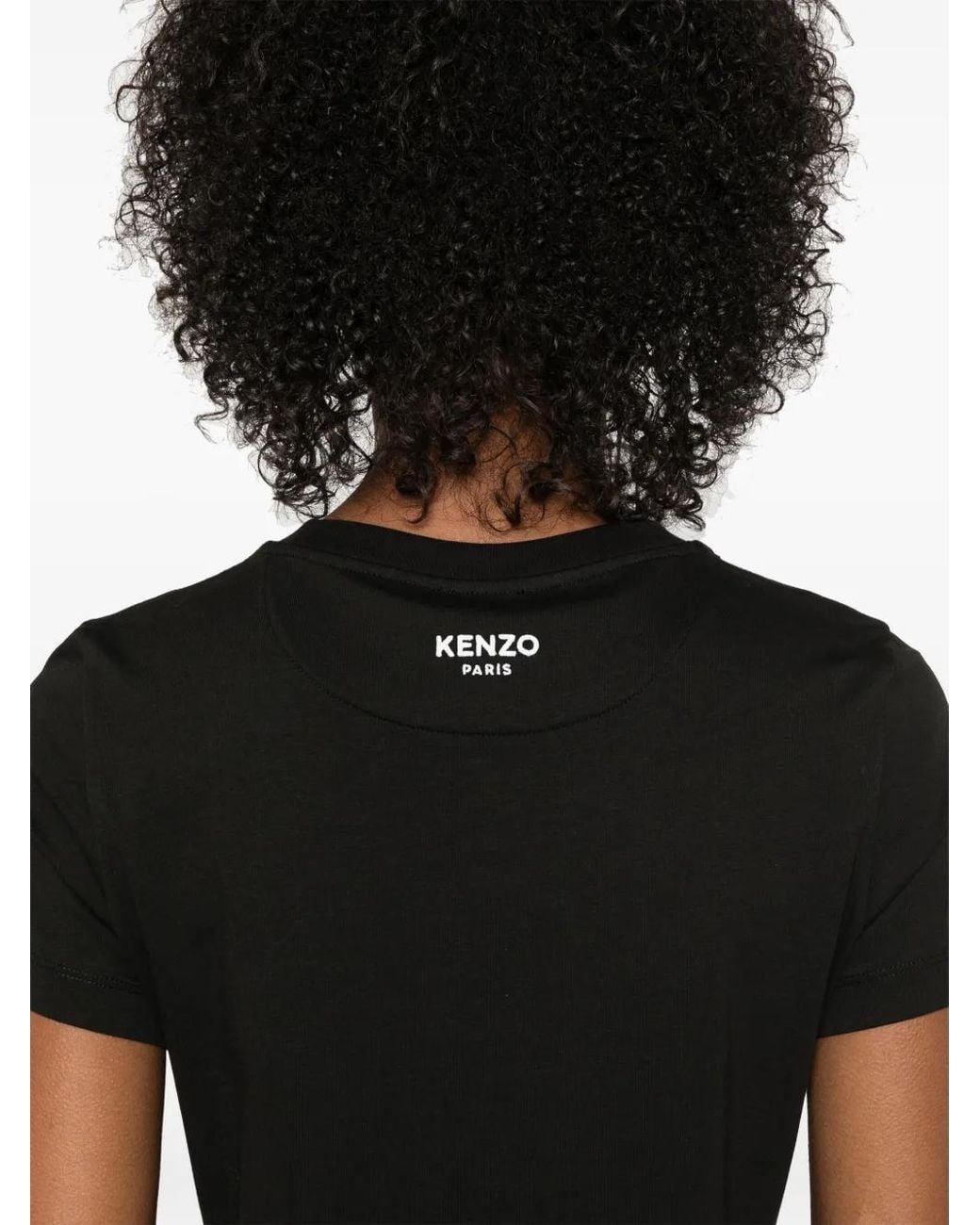 KENZO Black Kneoz Pop Cotton T-Shirt