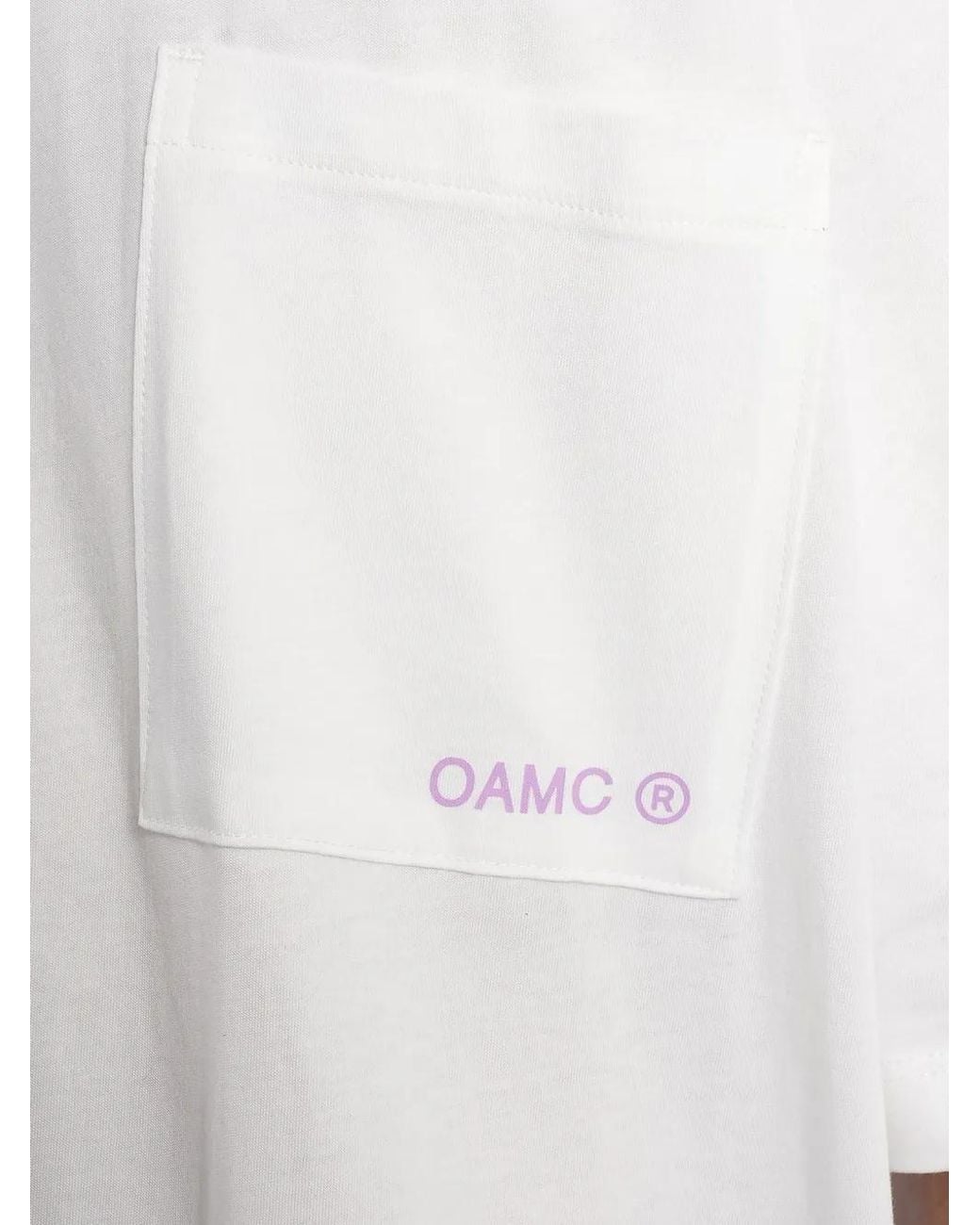 Peacemaker Oamc White Graphic-Print Chest-Pocket T-Shirt for men