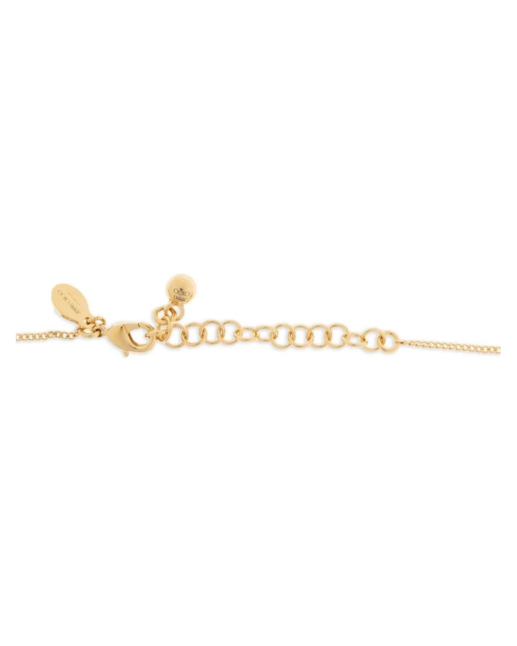 Jimmy Choo White Ribbon Necklace