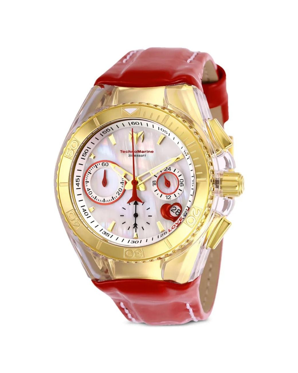TechnoMarine Pink Cruise Valentine 40Mm Watch