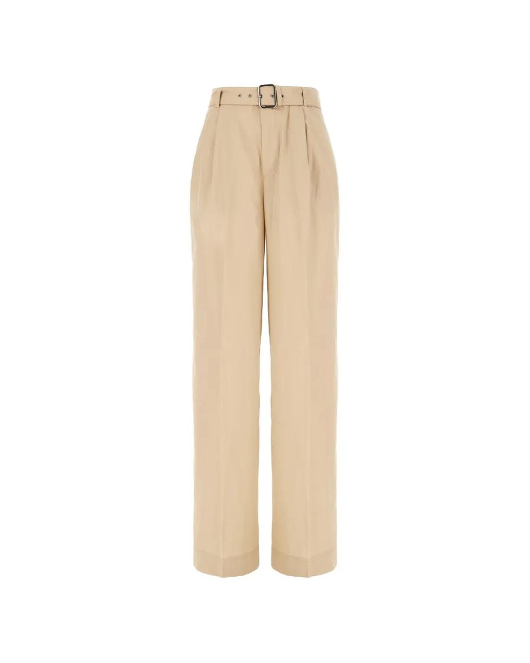 Iceberg Natural Belted Pleated Trousers