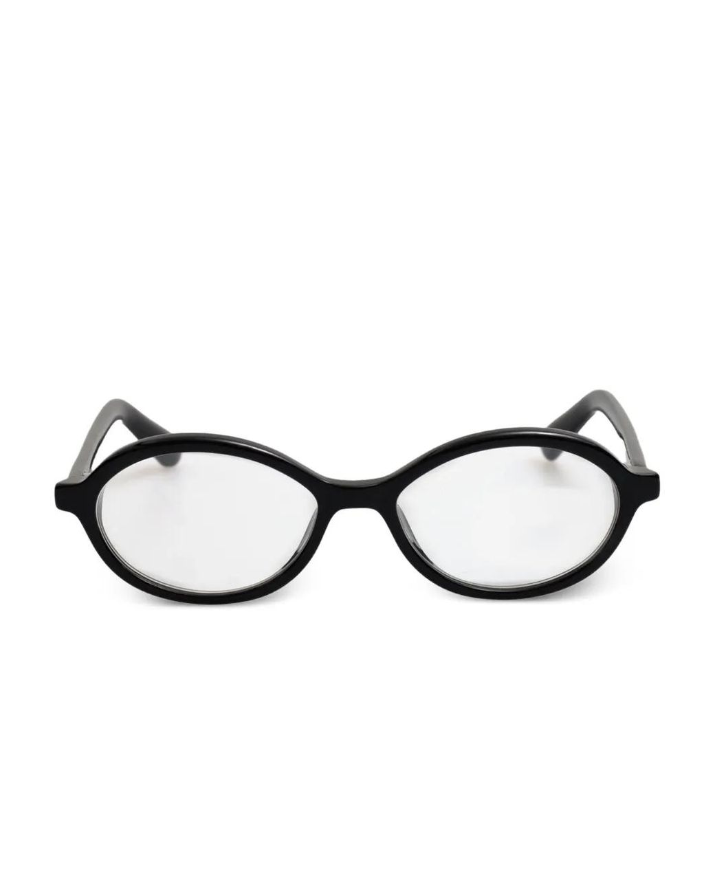 Jacquemus Black Oval-Frame Glasses