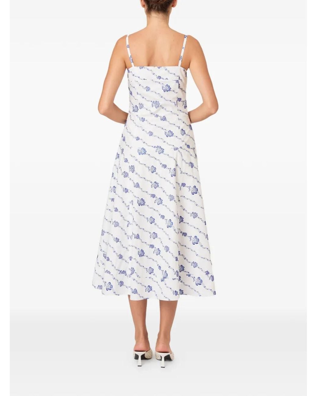 Rosie Assoulin White Drop Me A Note Dress