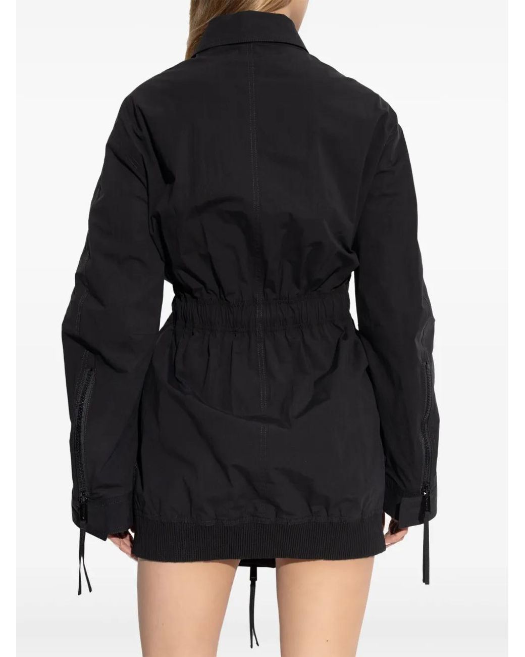 Abrigo Con Logo Bordado DSquared² de color Black