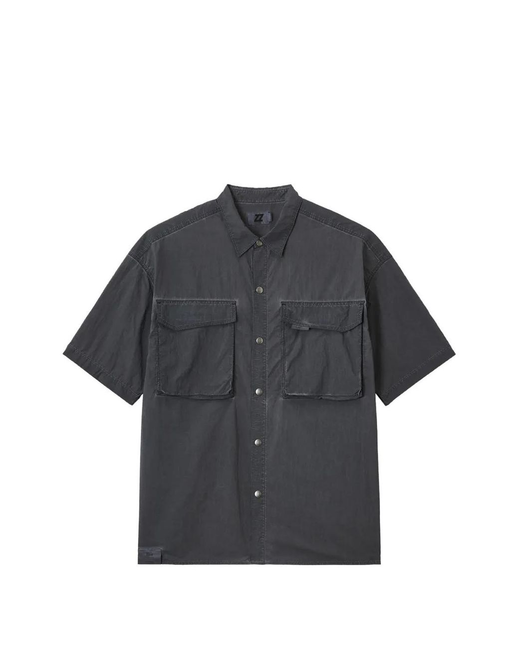 Izzue Gray Chemise À Poche À Rabat for men
