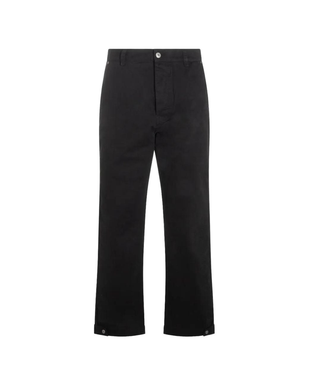 Off-White c/o Virgil Abloh Black Belt-Loop Trousers for men