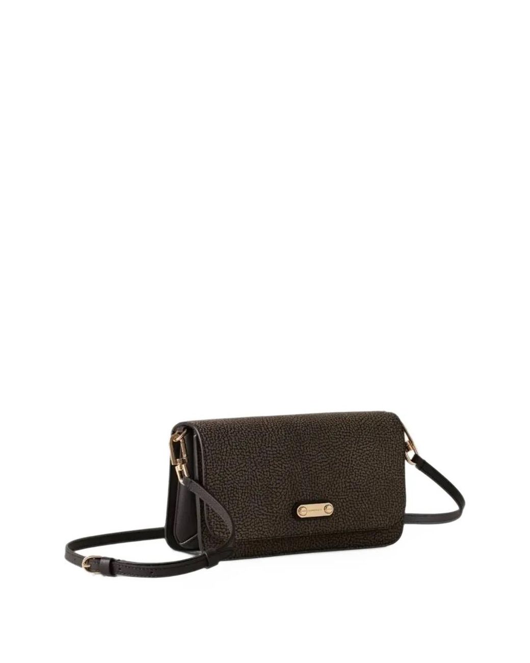 Borbonese Brown Printed Cross Body Bag