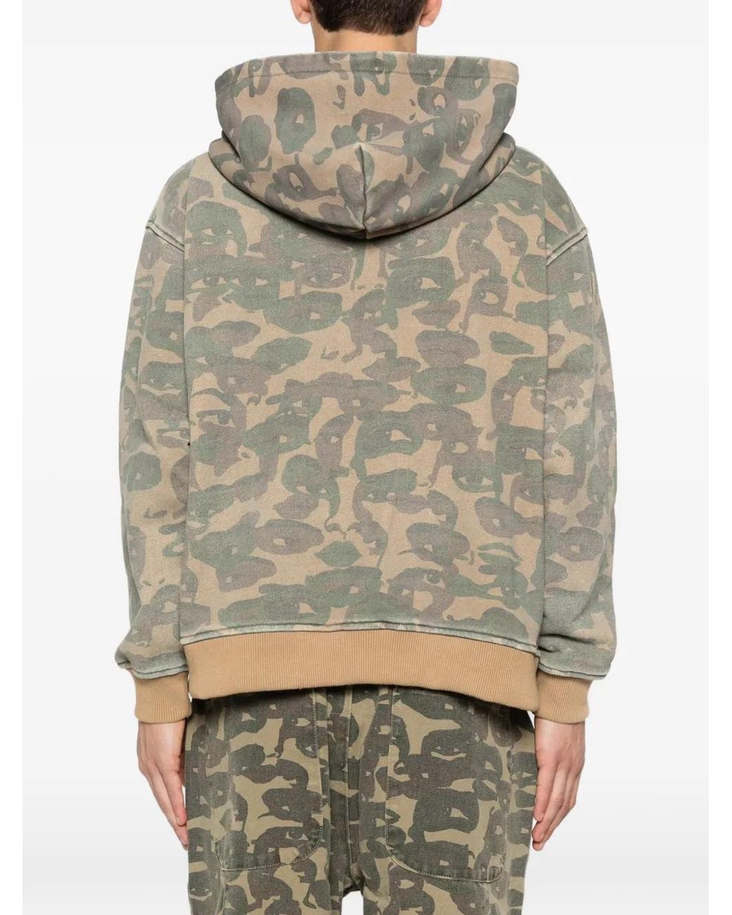 Kidsuper Green Camouflage Hoodie for men