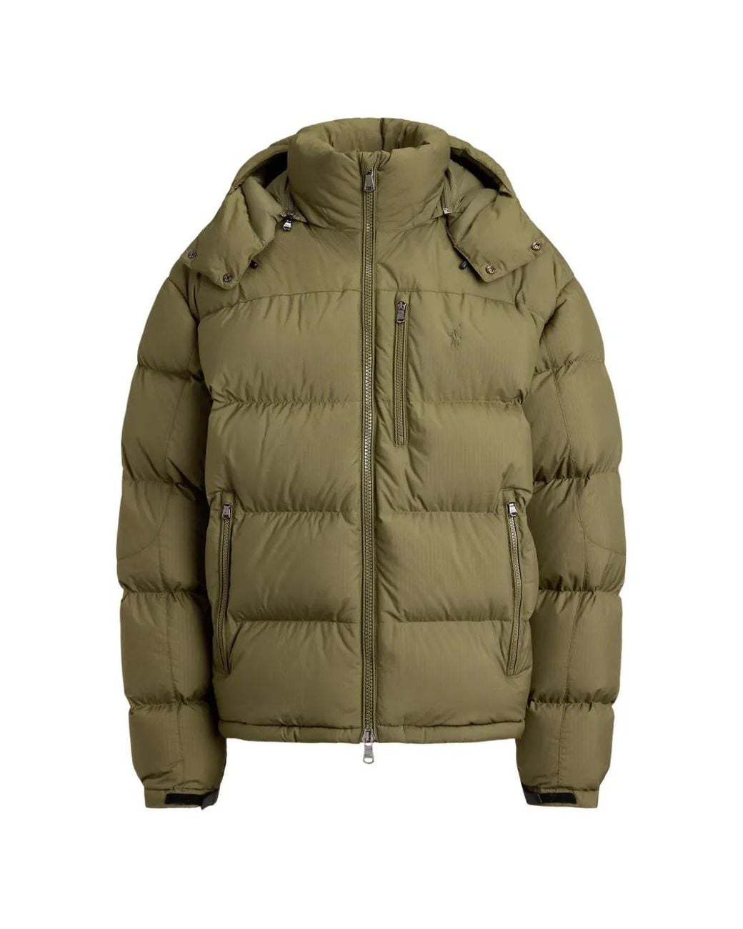Polo Ralph Lauren Green Graham Hooded Padded Jacket for men
