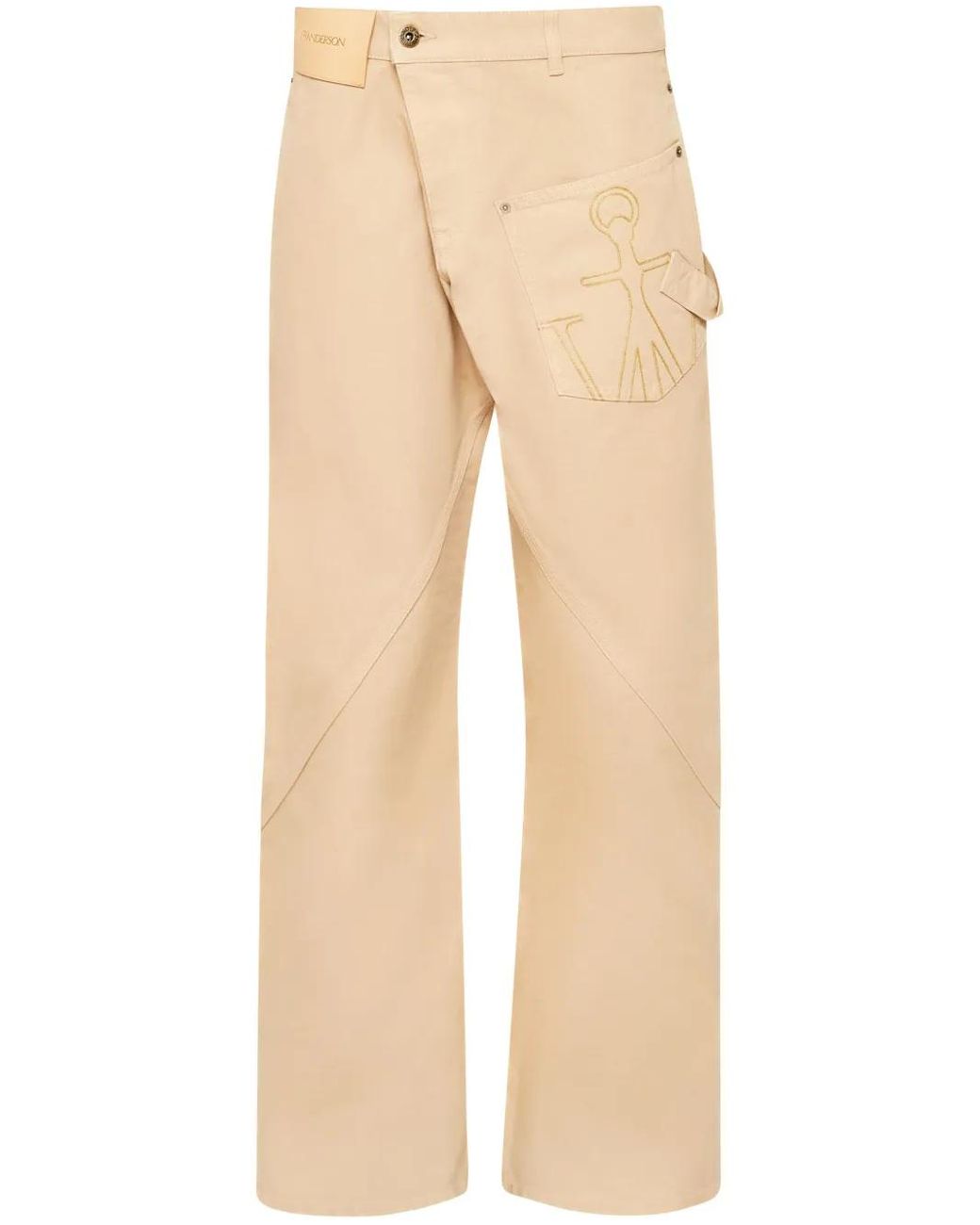J.W. Anderson Natural Twisted Jeans for men