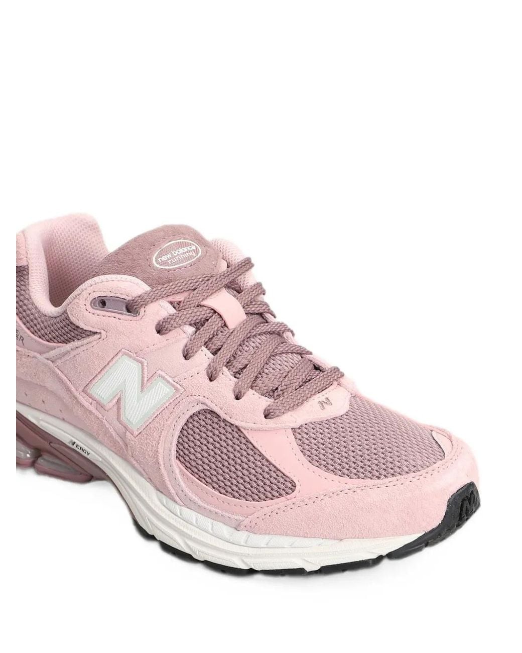 New Balance Pink Baskets 2002R À Empiècements En Résille