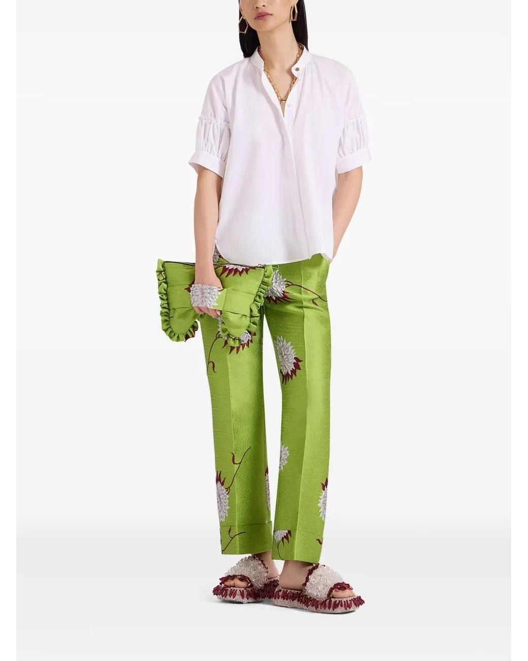 LaDoubleJ Green Hendrix Trousers