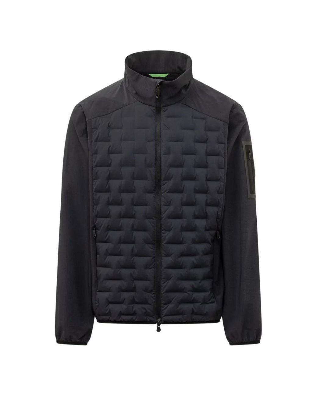 Boss Blue Water-Repellent Jacket With Certified Down for men