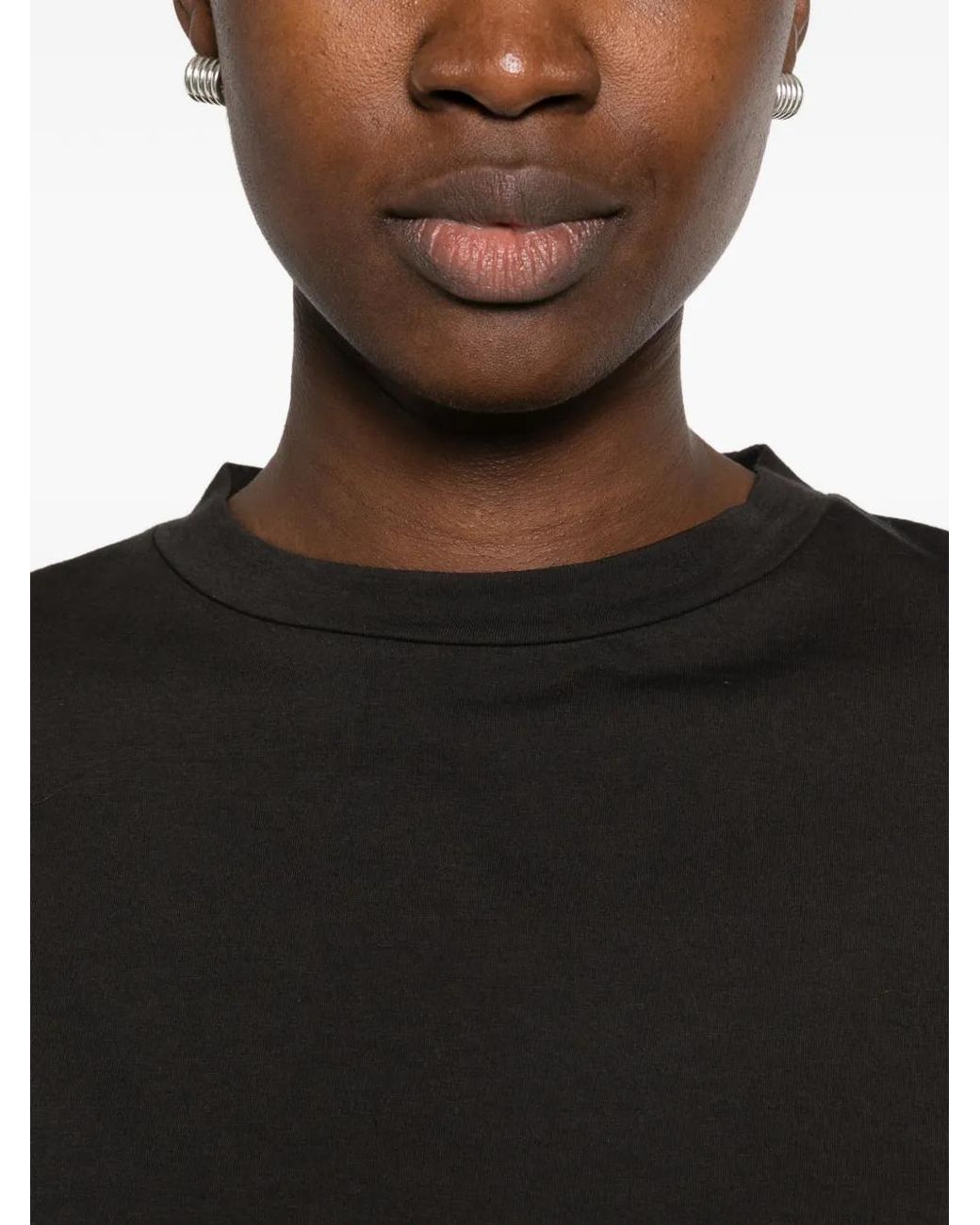 Cellar Door Black Daniel Crew-Neck T-Shirt