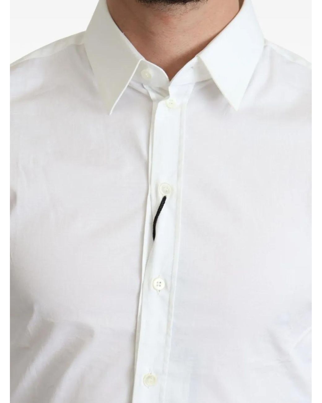 Dolce & Gabbana White Sicilia Slim-Fit Shirt for men