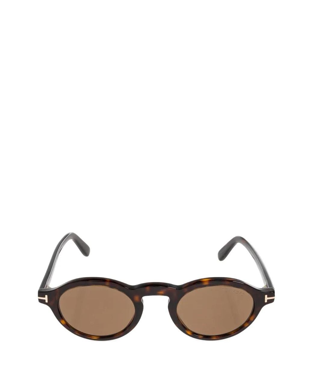 Tom Ford Brown Aristotele Round-Frame Sunglasses for men