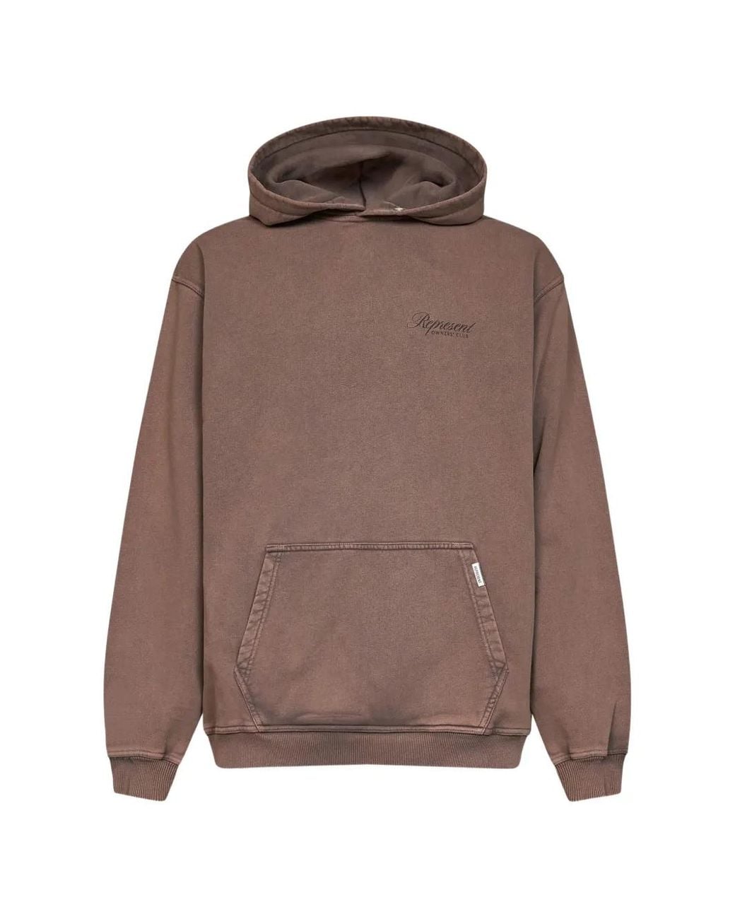 Represent Brown Owners' Club Logo-Print Hoodie for men