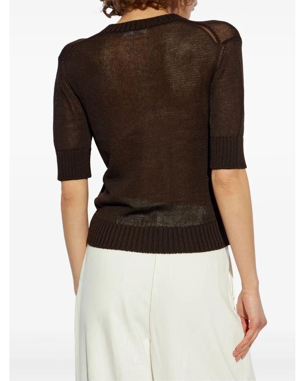 Jil Sander Black Crew-Neck T-Shirt