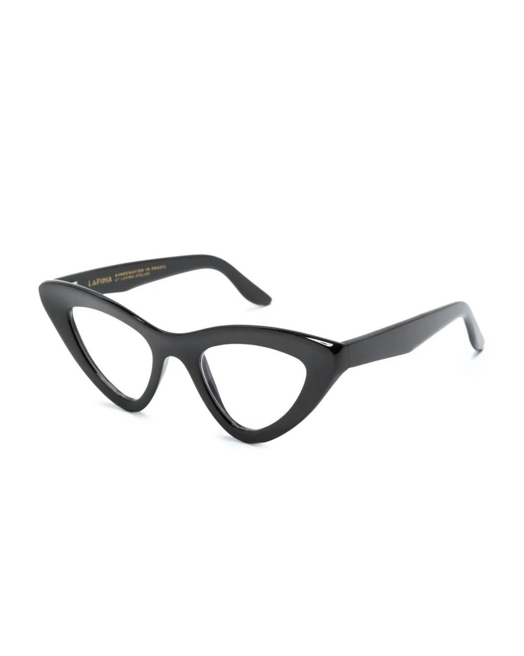 Lapima Black Julieta Cat-Eye Frame Glasses