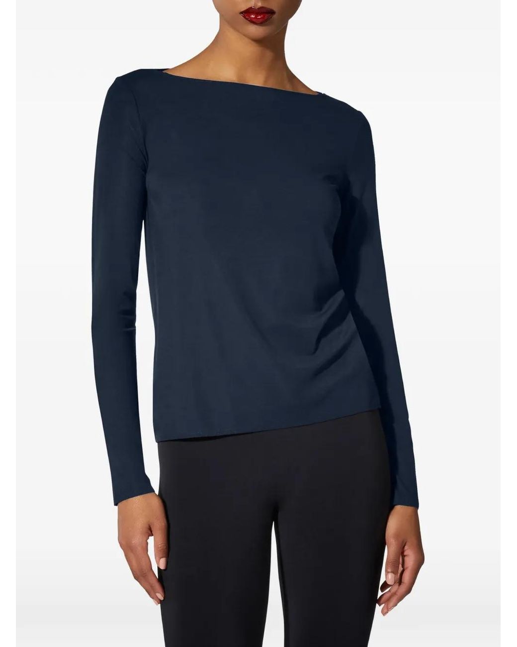 Wolford Blue Pure Long-Sleeve T-Shirt