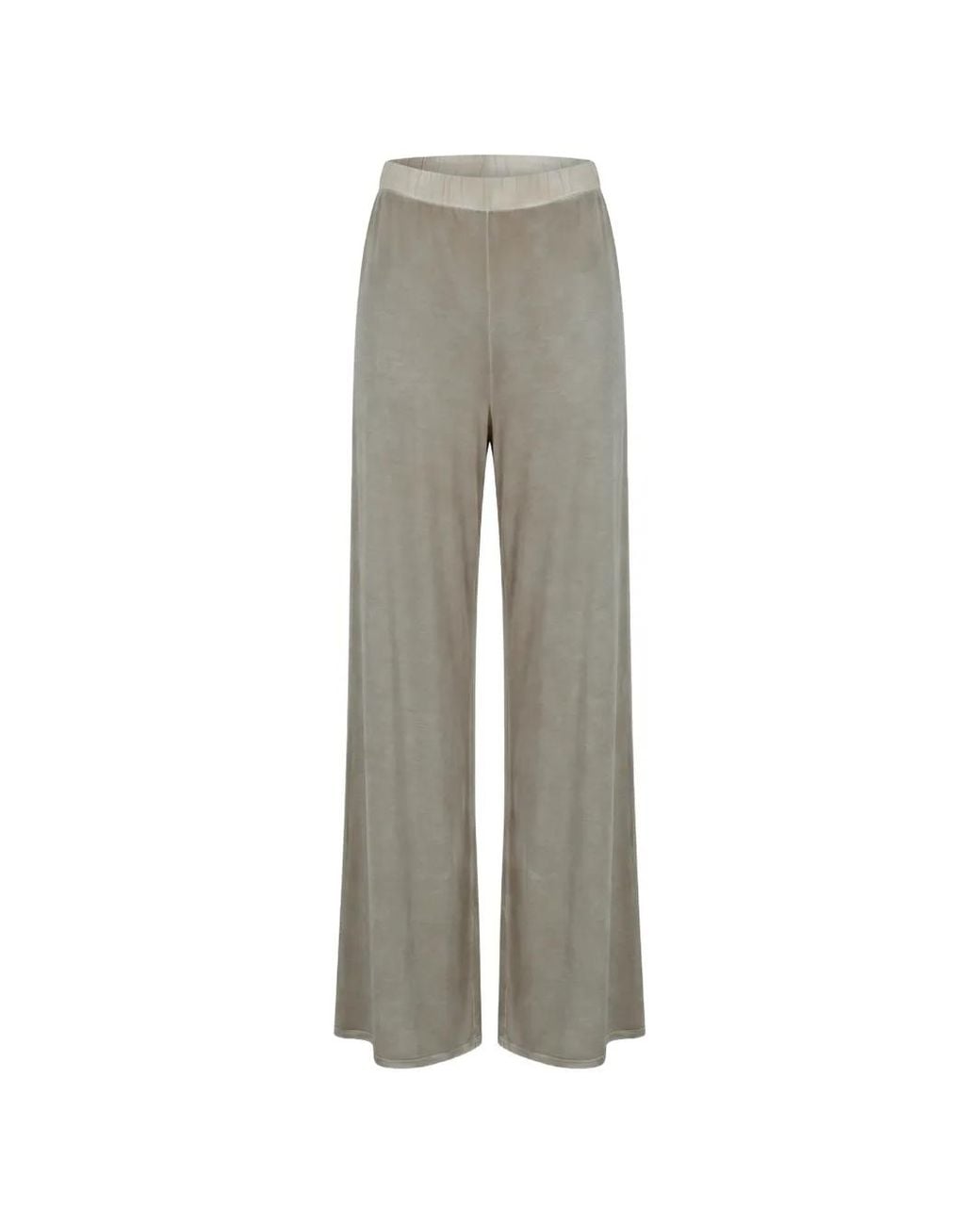 Avant Toi Gray Faded-Effect Palazzo Pants