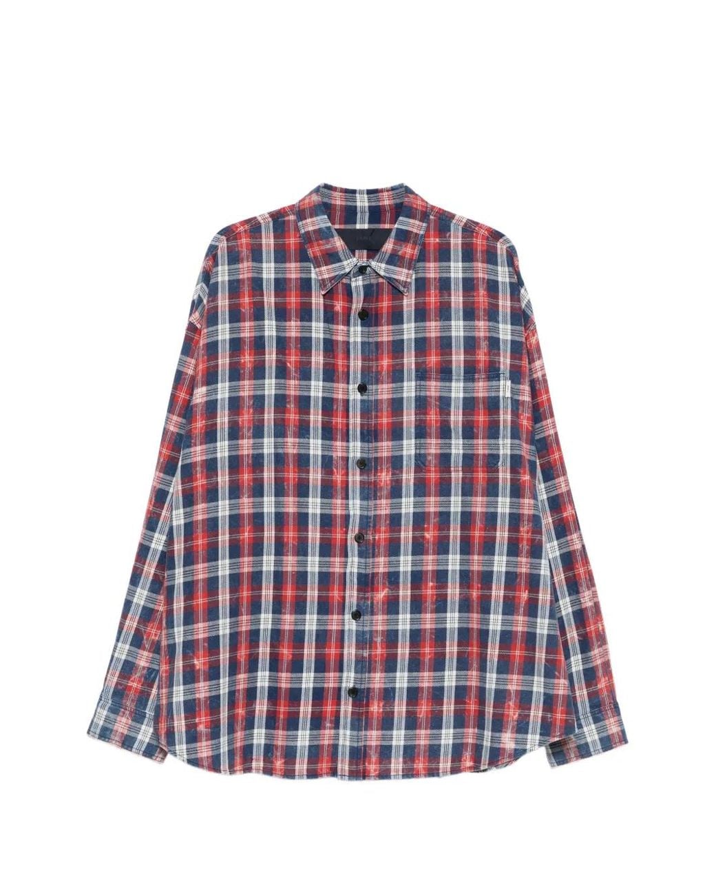 Juun.J Red Checked Shirt for men
