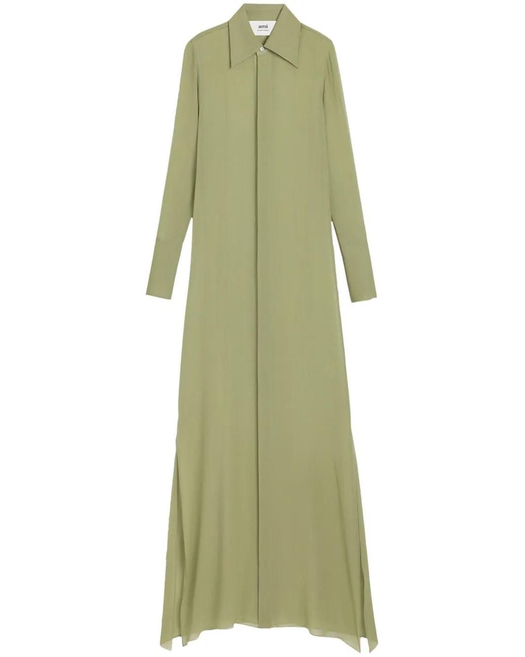AMI Maxi-Blousejurk in het Green