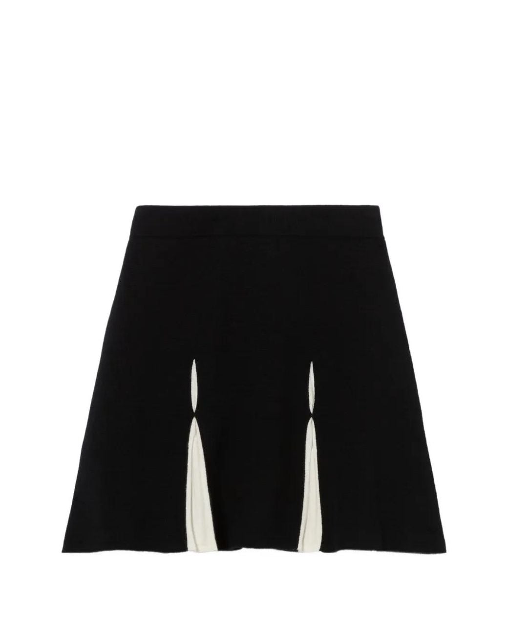 Claudie Pierlot Black Short Knitted Skirt