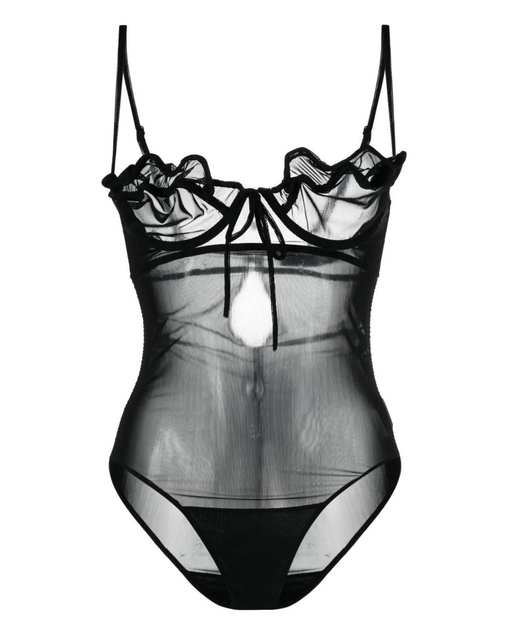 Body Con Aros Y. Project de color Black