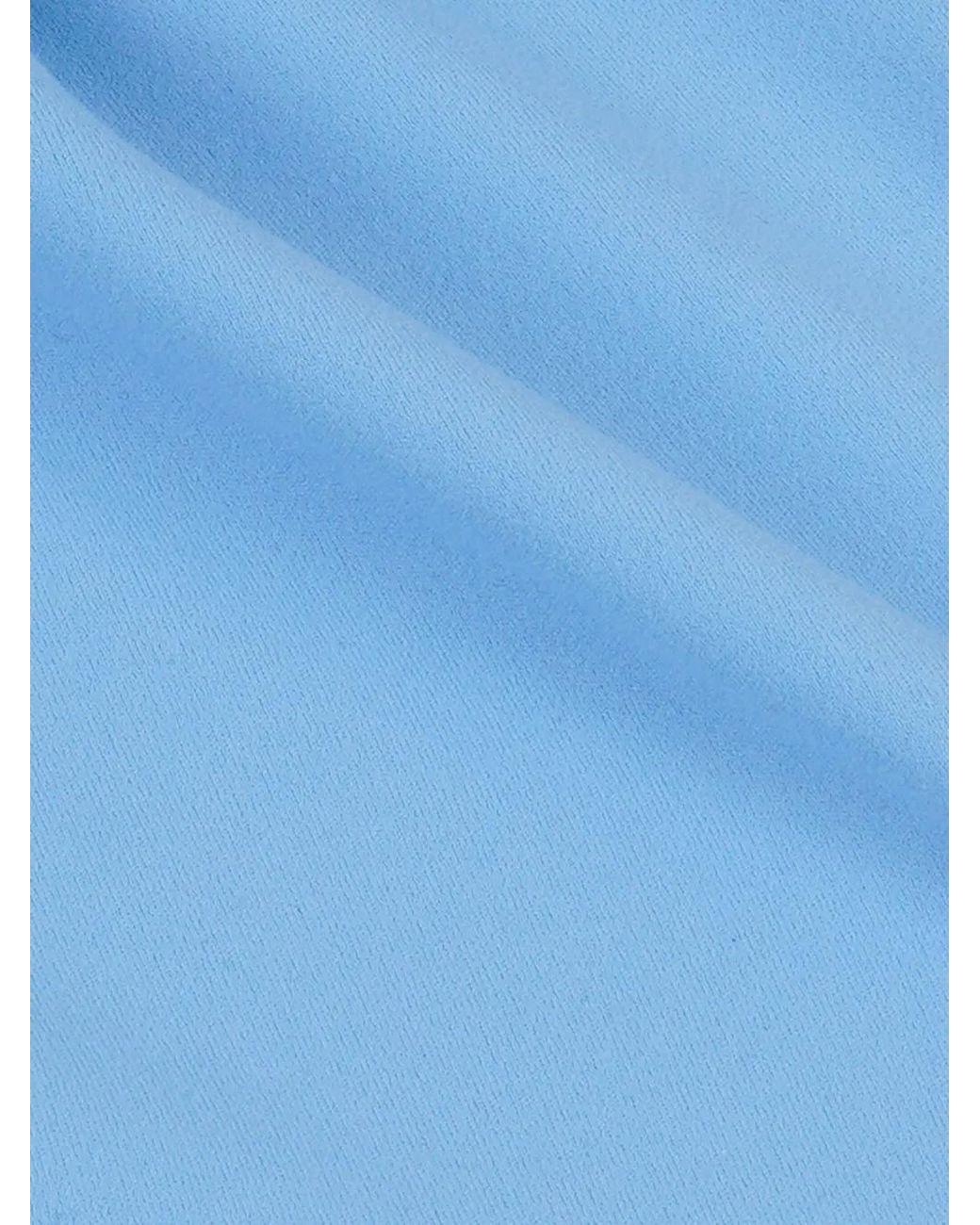 Sporty & Rich Blue Runner Logo-Print Shorts