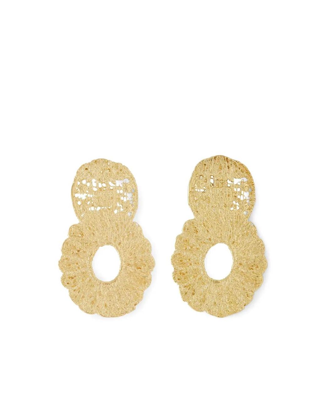 YSSO Metallic Amaryllis Earrings
