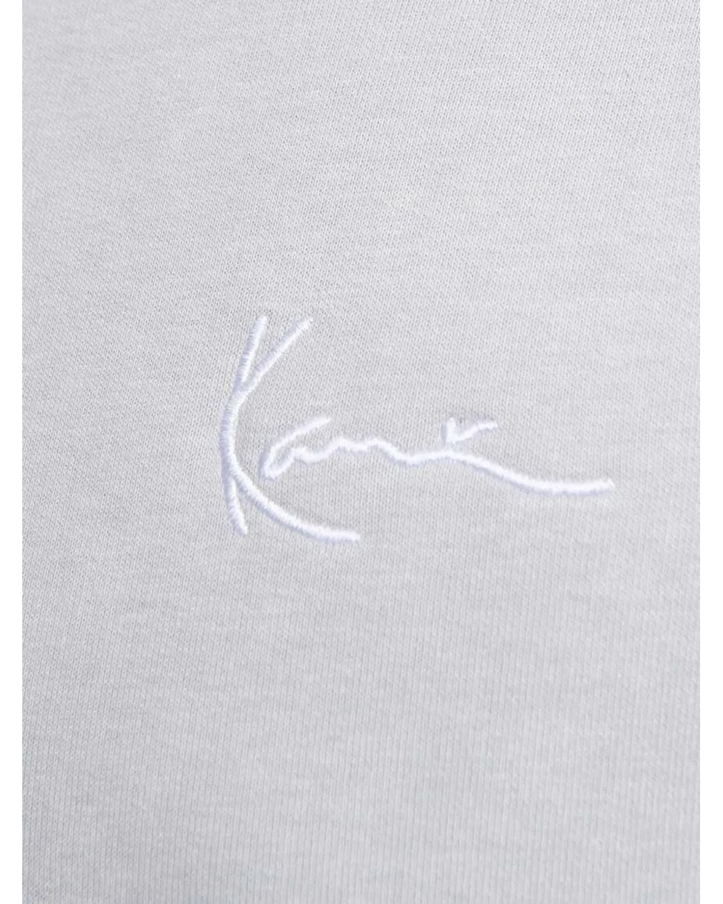 Karlkani Gray Logo-Embroidered Sweatshirt for men
