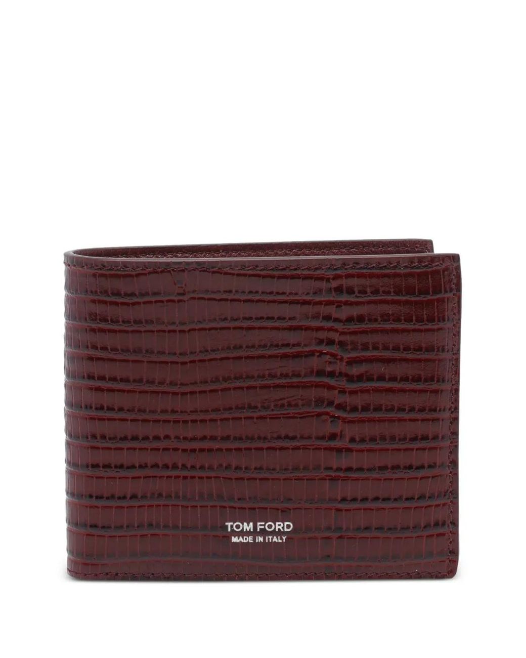 Tom Ford Purple Portefeuille En Cuir for men