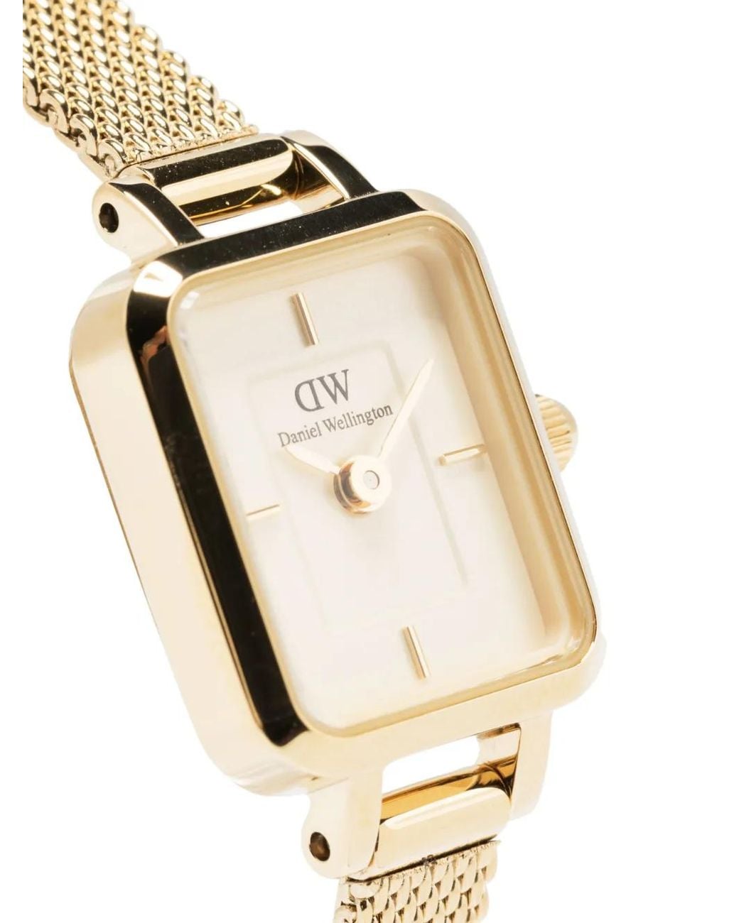 Daniel Wellington White Quadro Mini 19Mm