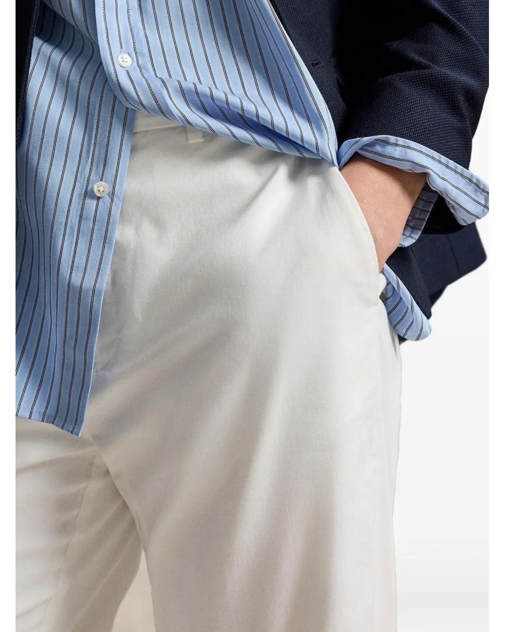 Polo Ralph Lauren White Wimbledon Straight-Fit Trousers