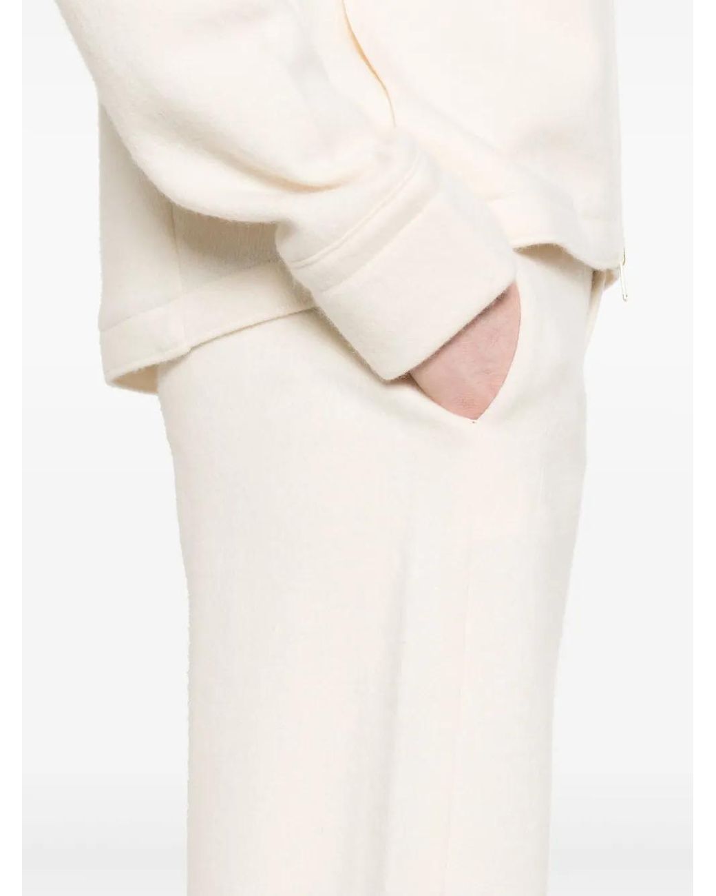 Max Mara Straight Broek in het White