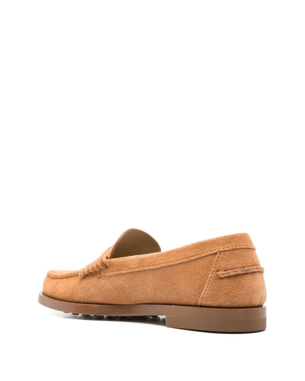 Tod's Brown Suede Loafers
