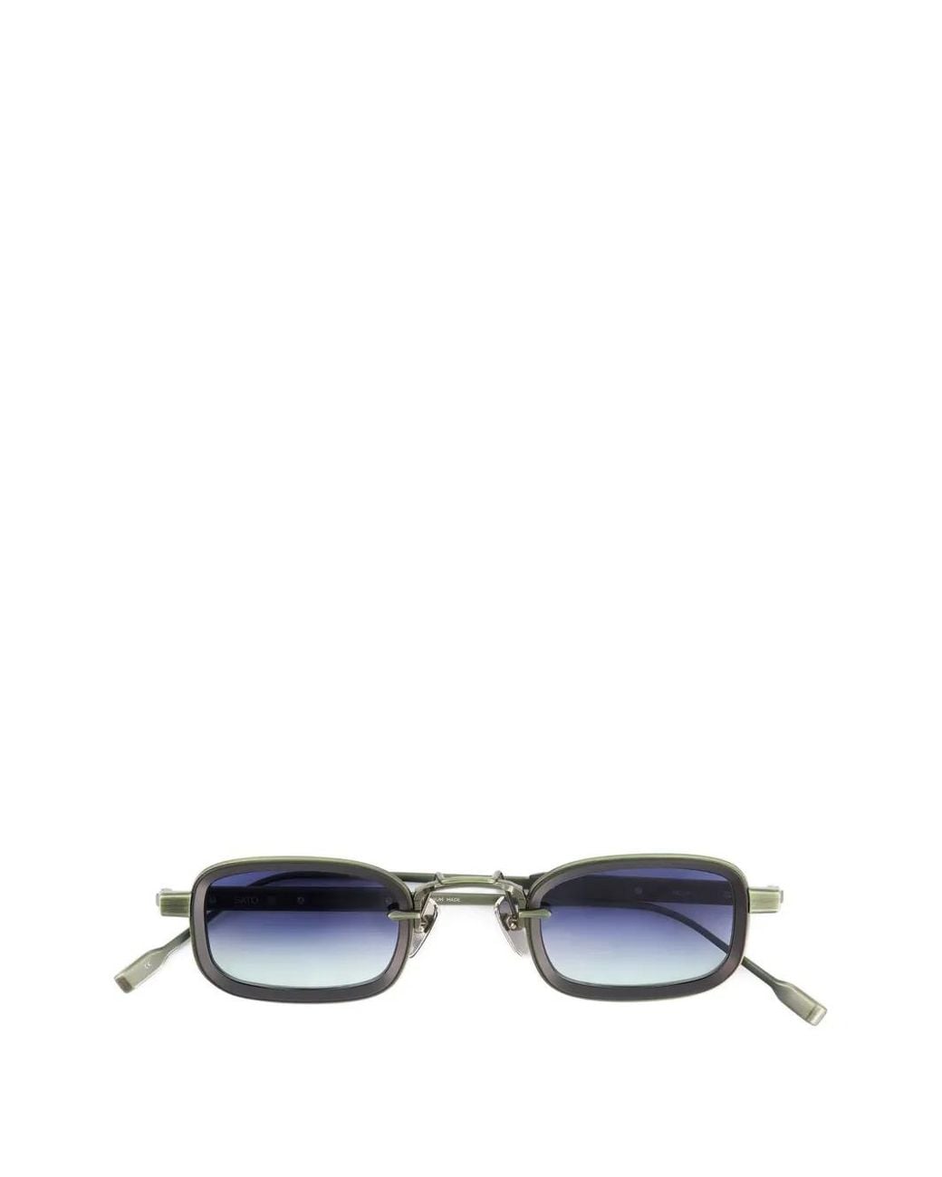 Sato Eyewear Blue Canicula Rectangle-Frame Sunglasses