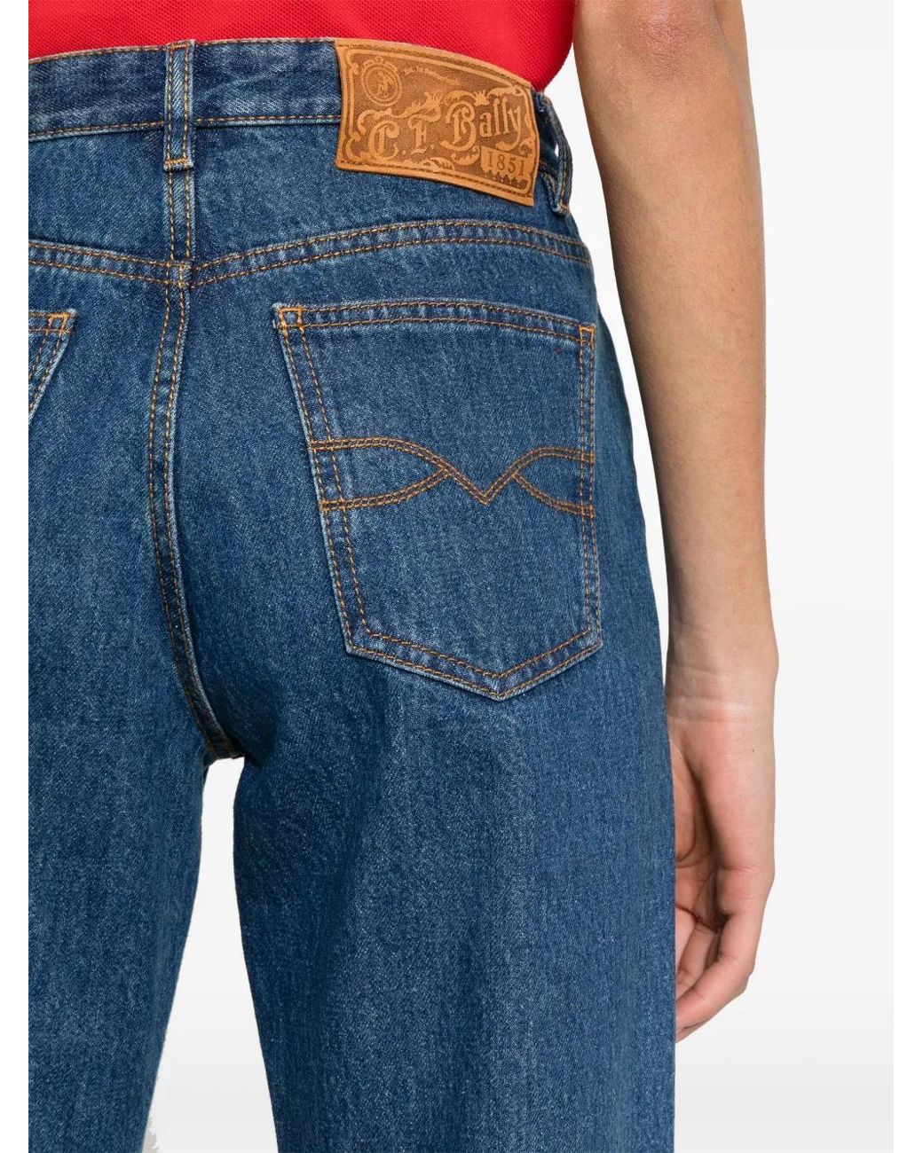 Bally Blue Straight-Leg Jeans