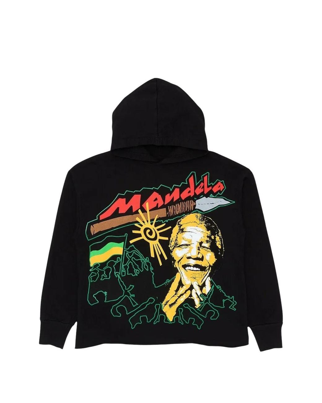 Barriers Black Nelson Mandela Hoodie for men