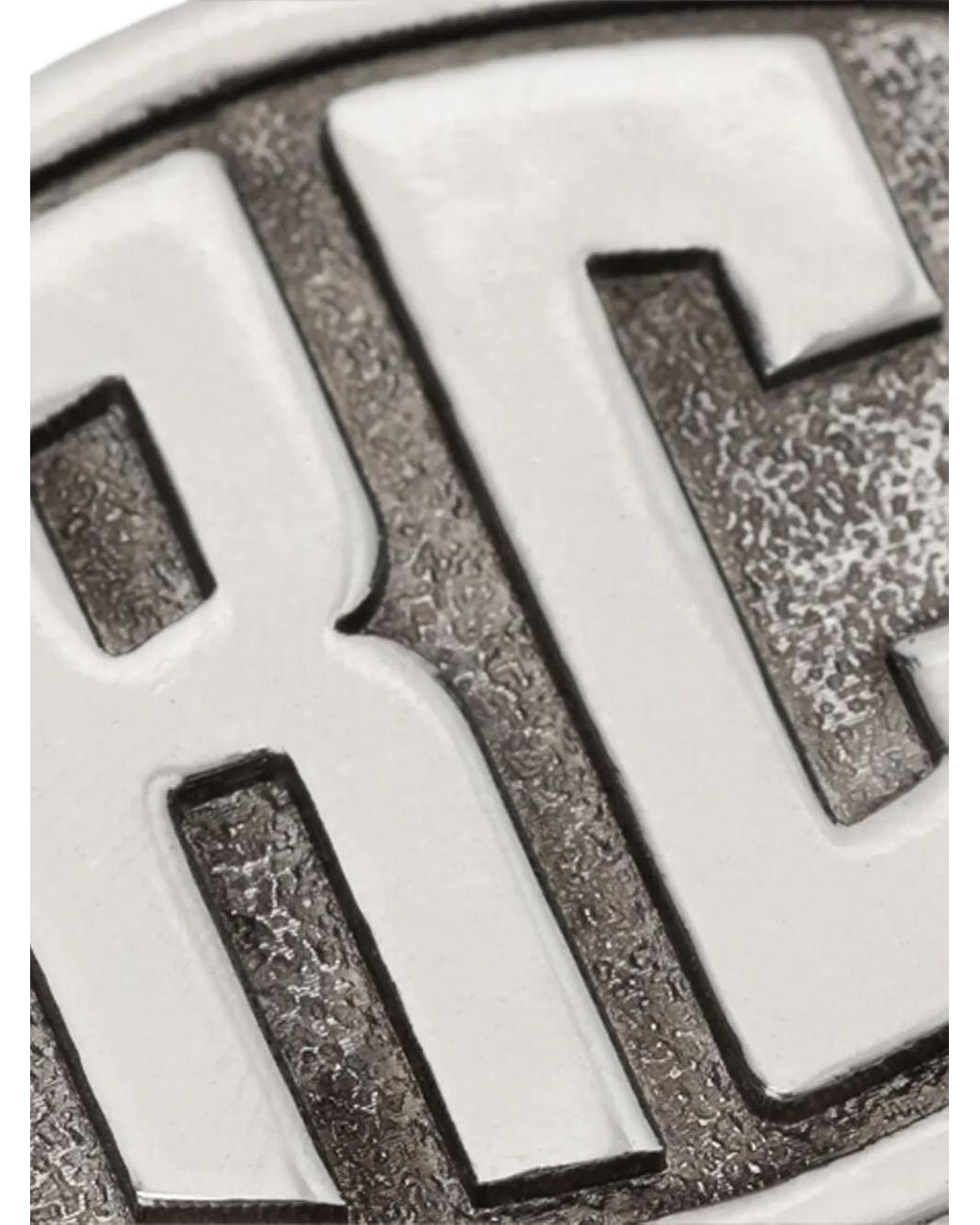 Roberto Cavalli Gray Rc Monogram Chain Bracelet for men