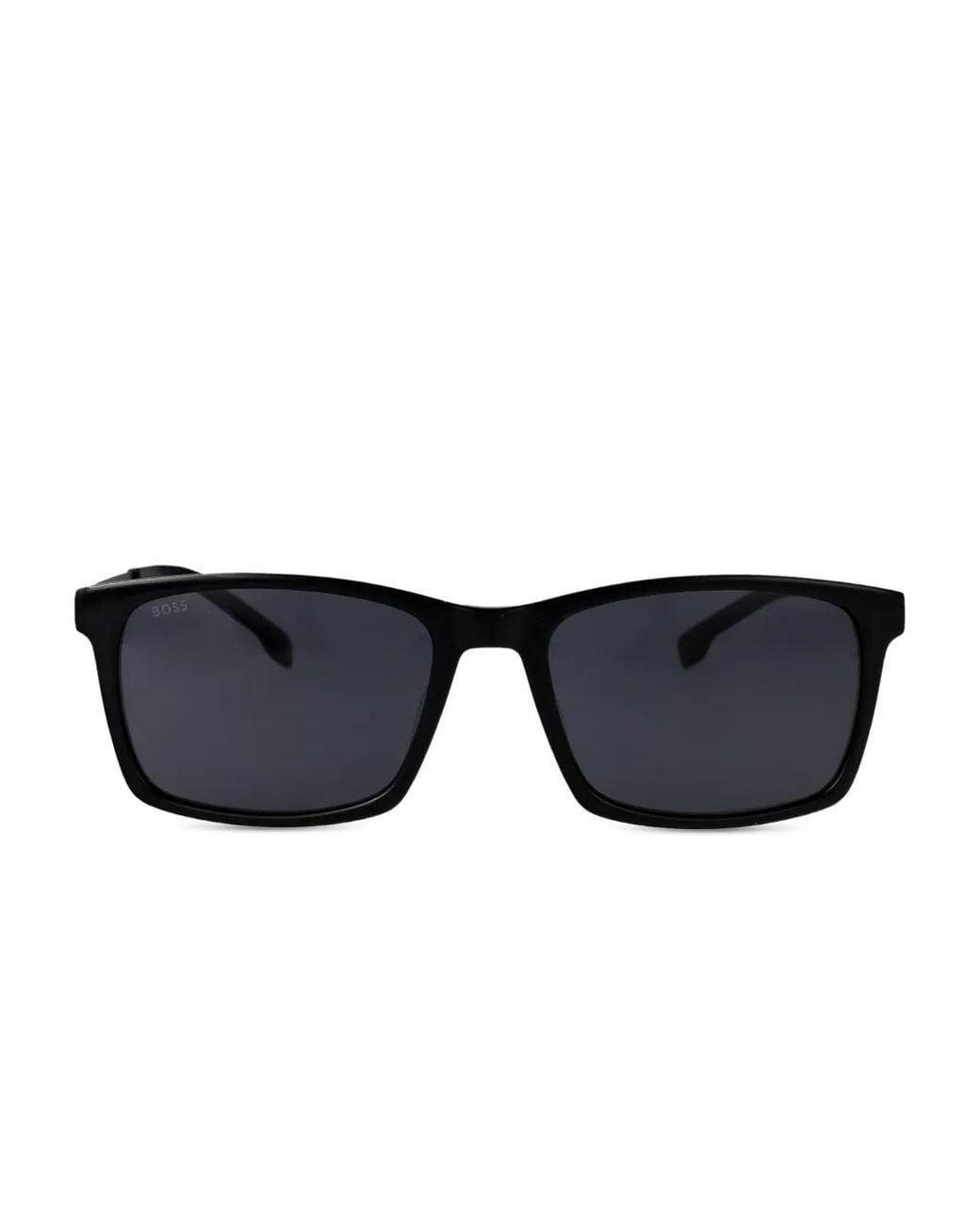 Boss Blue Rectangle-Frame Sunglasses for men