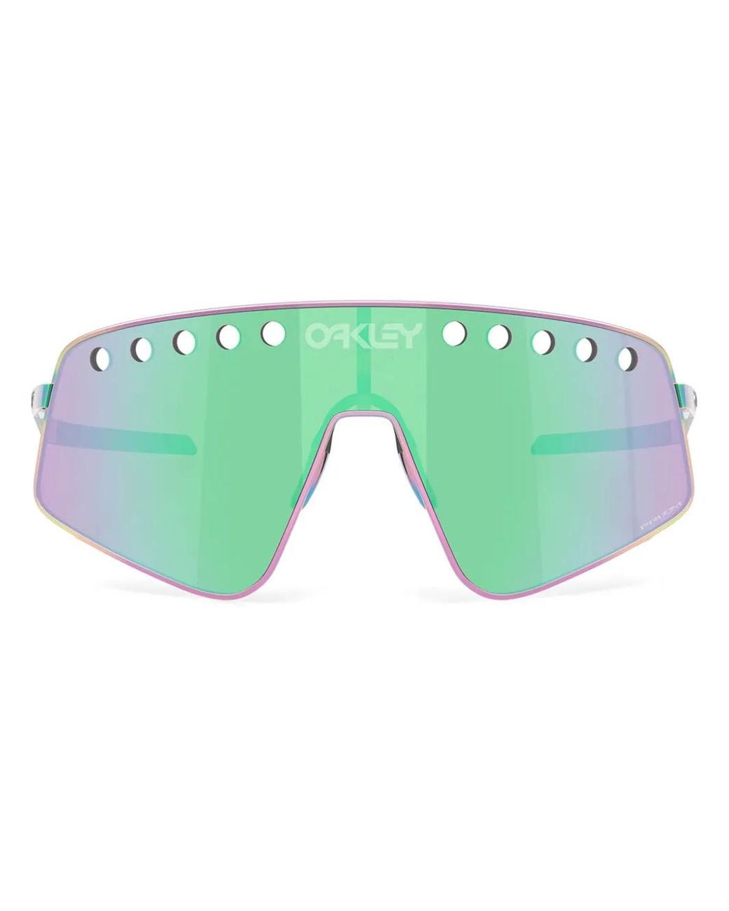 Oakley Green Sutro Ti Sweep Shield-Frame Sunglasses
